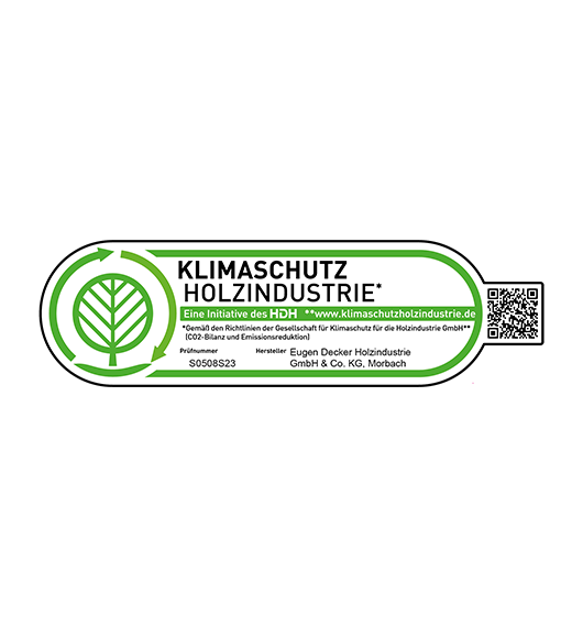 Label Klimaschutz Eugen Decker